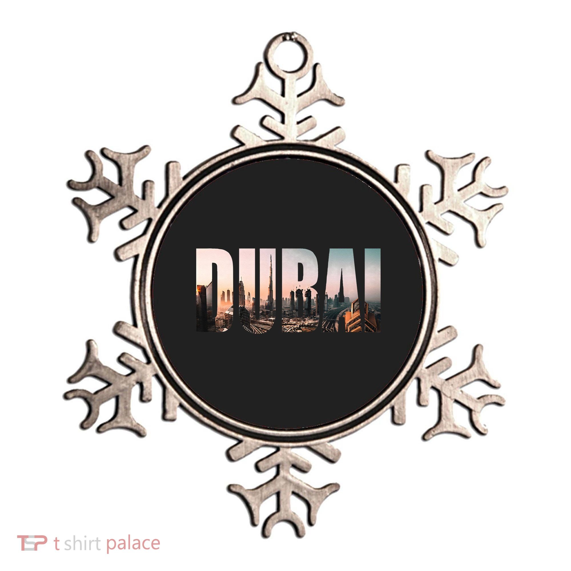 Dubai UAE Skyline Urban Photography Font Ornament