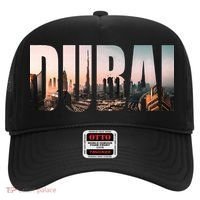 Dubai UAE Skyline Urban Photography Font Hat thumb 0