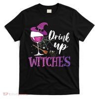Drink Up Witches Wine Lover Drinking Halloween Costume T-Shirt thumb 0