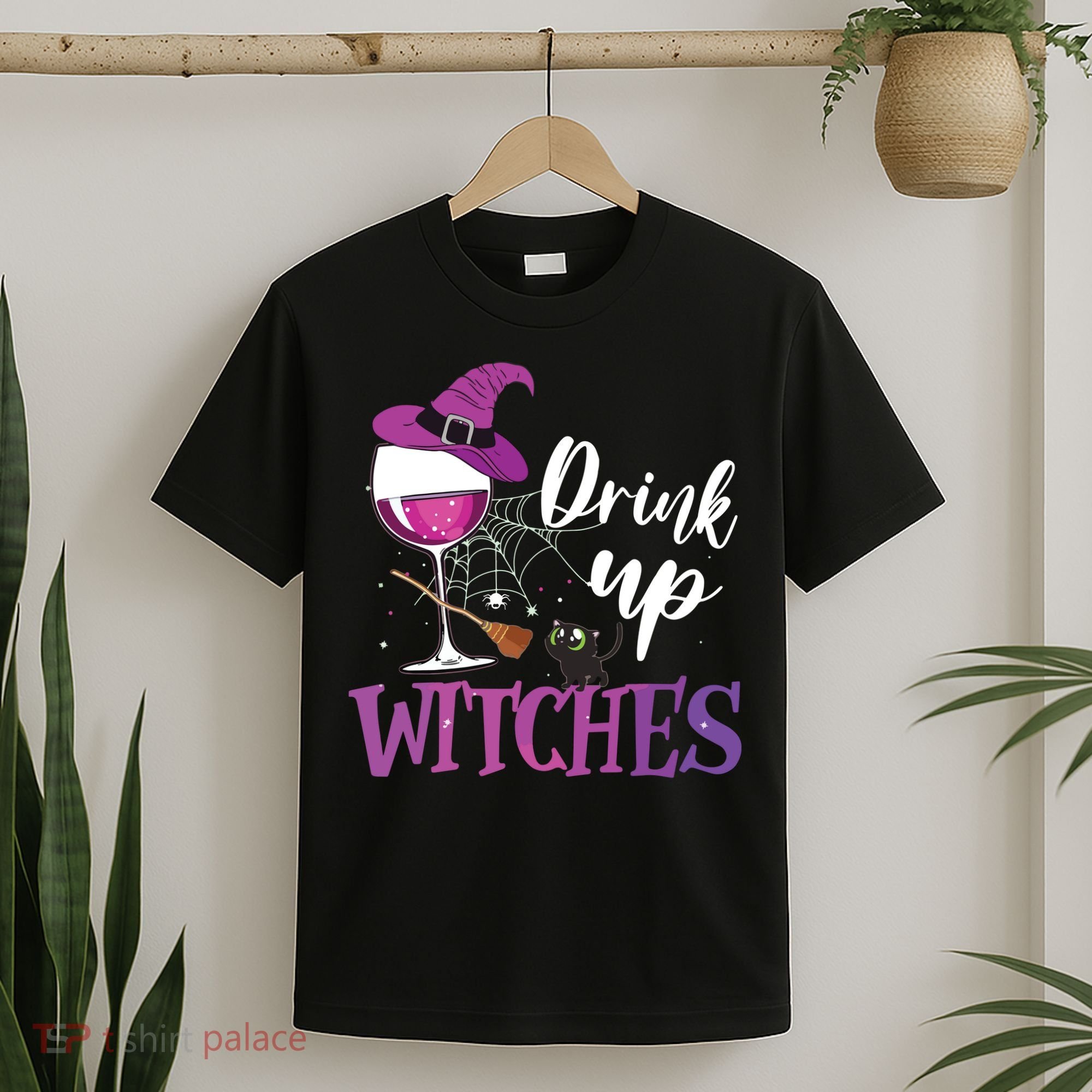 Drink Up Witches Wine Lover Drinking Halloween Costume T-Shirt