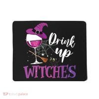 Drink Up Witches Wine Lover Drinking Halloween Costume Mousepad thumb 0