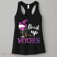 Drink Up Witches Wine Lover Drinking Halloween Costume Women's Tank Top thumb 3