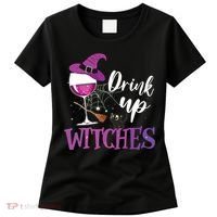 Drink Up Witches Wine Lover Drinking Halloween Costume Women's T-Shirt thumb 0
