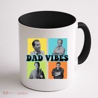 Dad Vibes 90s Dad Vibes Retro Funny Coffee Mug thumb 1
