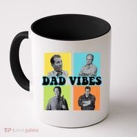 Dad Vibes 90s Dad Vibes Retro Funny Coffee Mug thumb 0