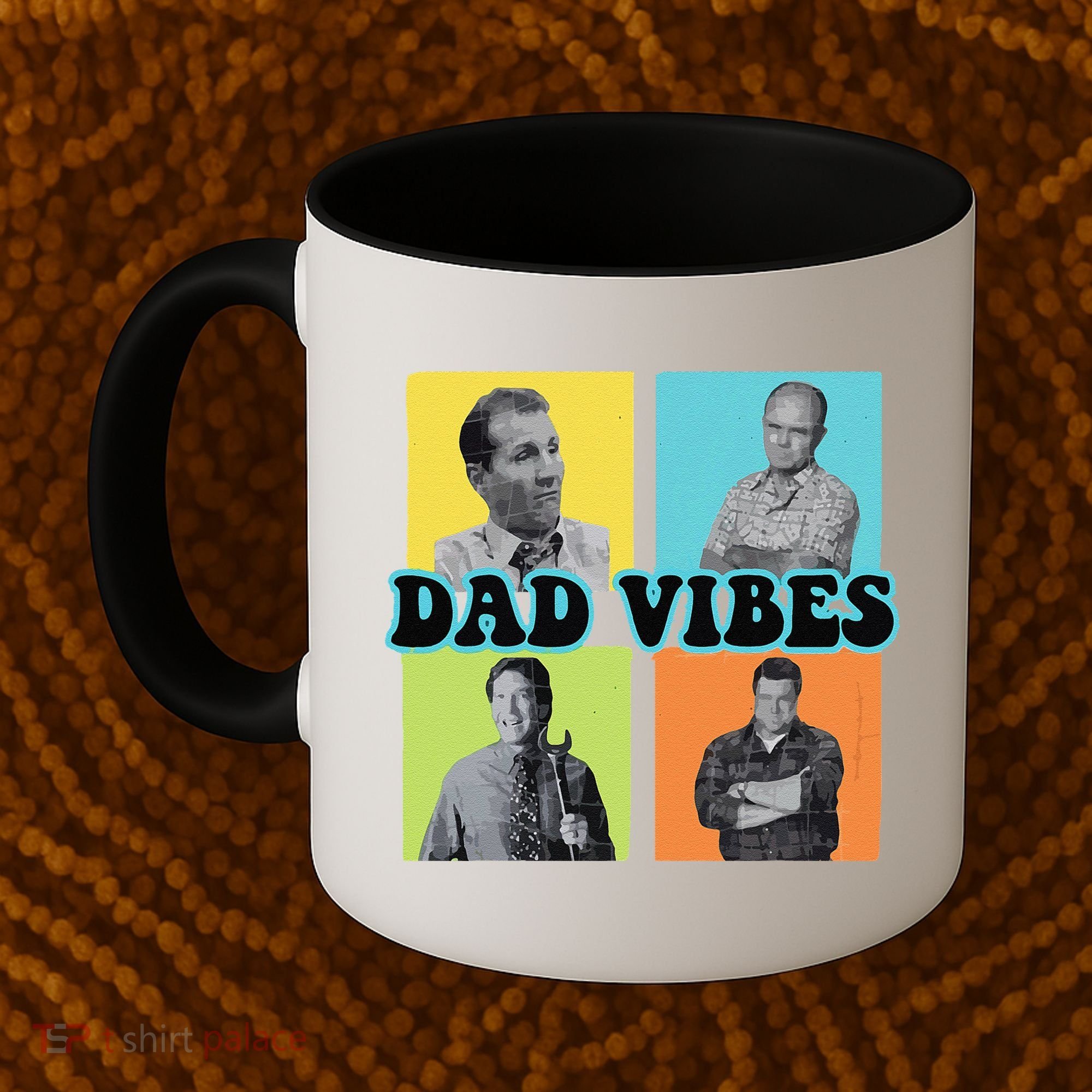 Dad Vibes 90s Dad Vibes Retro Funny Coffee Mug