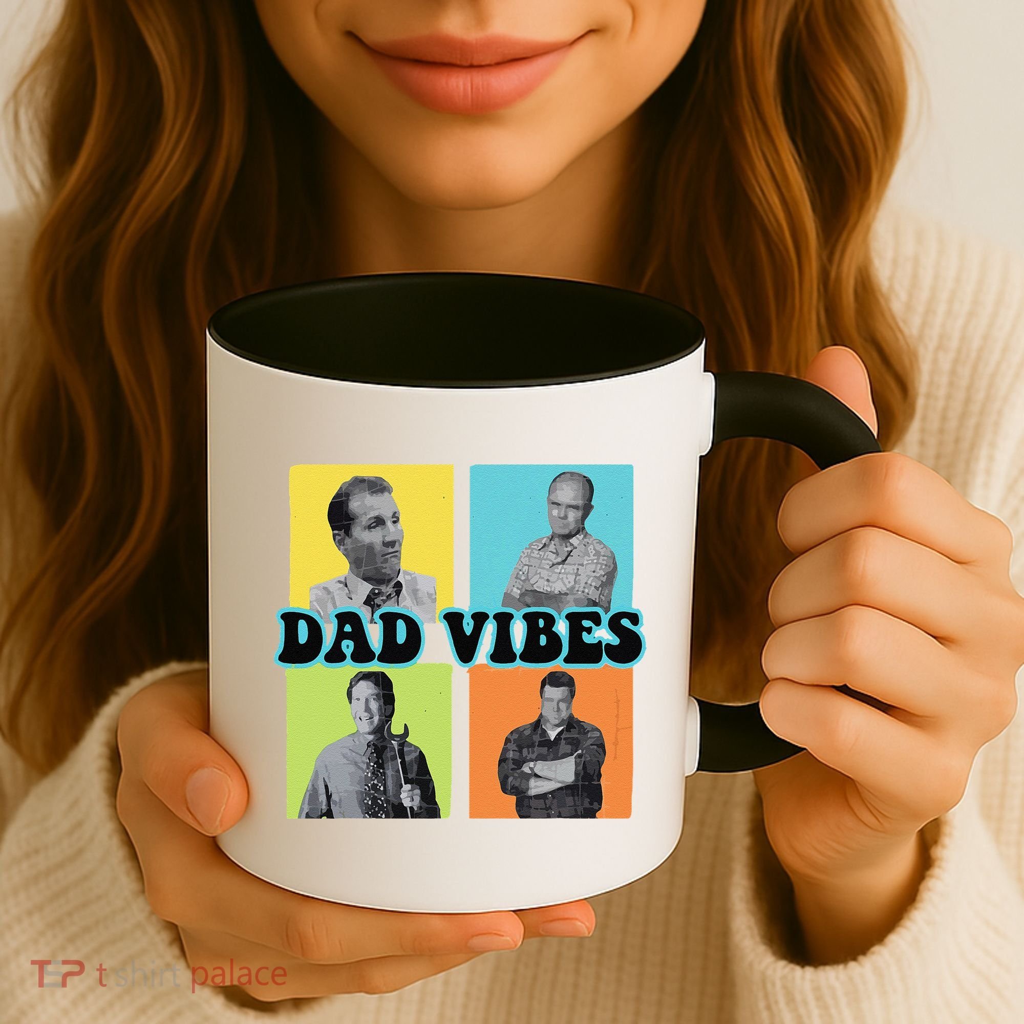 Dad Vibes 90s Dad Vibes Retro Funny Coffee Mug