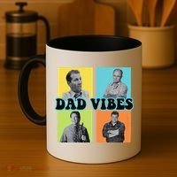 Dad Vibes 90s Dad Vibes Retro Funny Coffee Mug thumb 4
