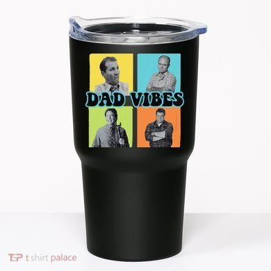Dad Vibes 90s Dad Vibes Retro Funny Tumbler