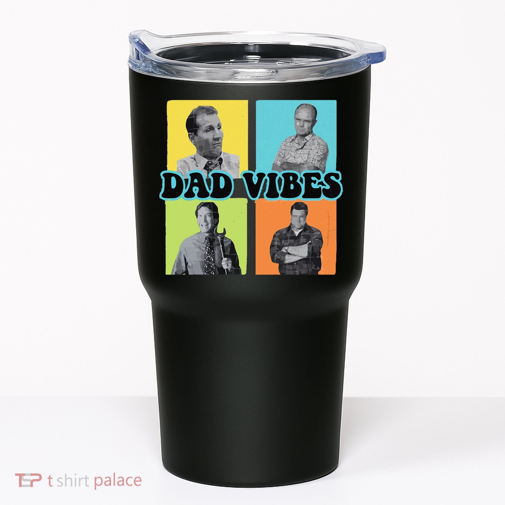 Dad Vibes 90s Dad Vibes Retro Funny Tumbler