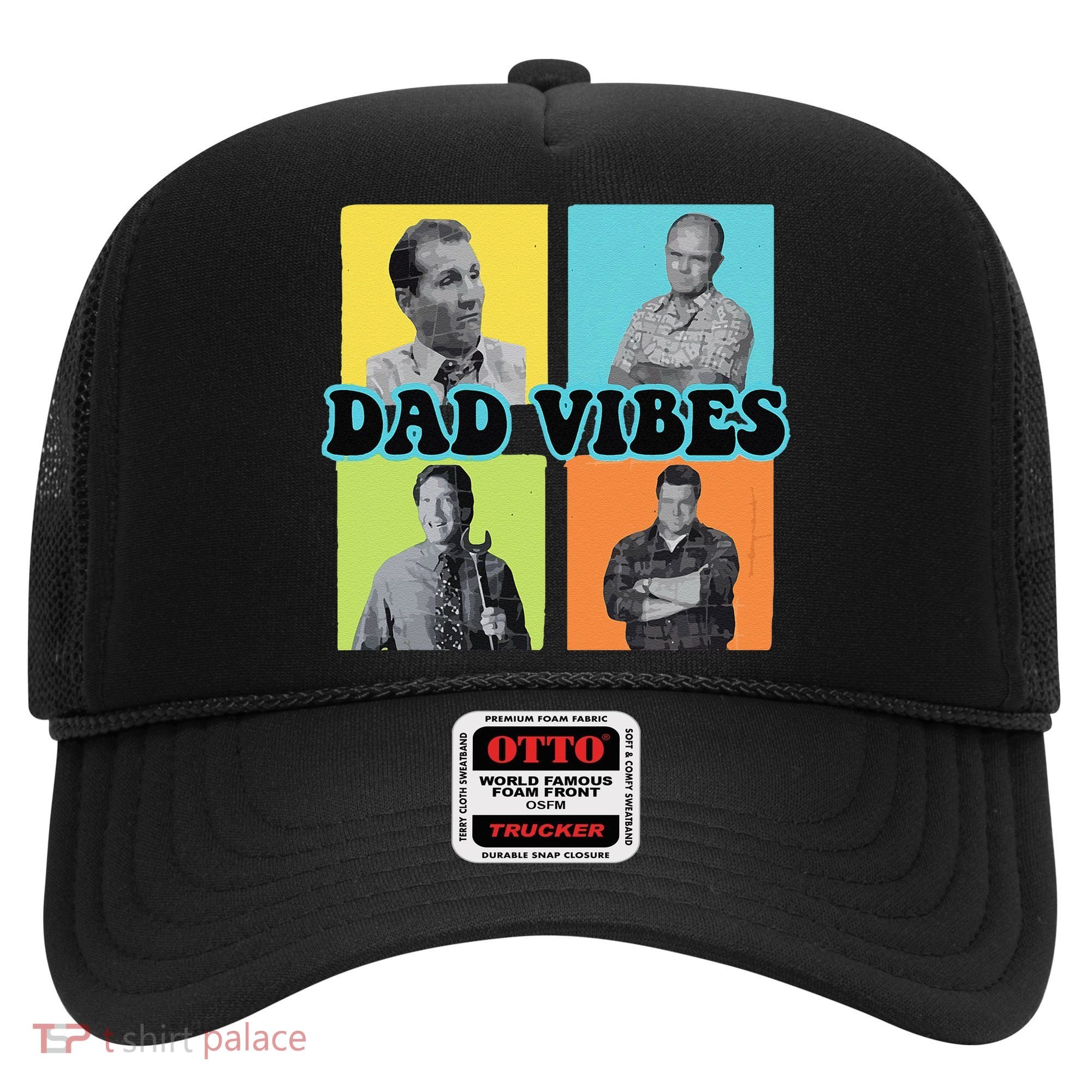 Dad Vibes 90s Dad Vibes Retro Funny Hat