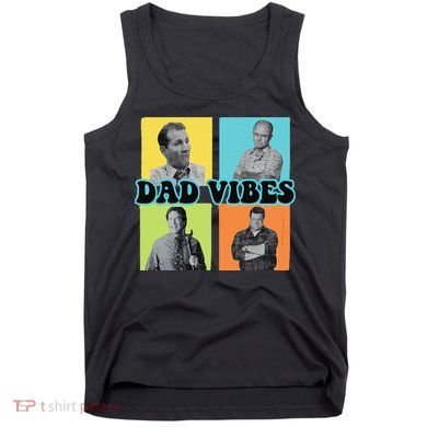 Dad Vibes 90s Dad Vibes Retro Funny Tank Top