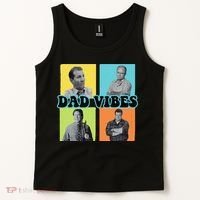 Dad Vibes 90s Dad Vibes Retro Funny Tank Top thumb 2