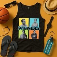 Dad Vibes 90s Dad Vibes Retro Funny Tank Top thumb 4