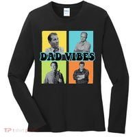 Dad Vibes 90s Dad Vibes Retro Funny Women's Long Sleeve Shirt thumb 0