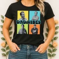 Dad Vibes 90s Dad Vibes Retro Funny Women's T-Shirt thumb 2