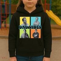 Dad Vibes 90s Dad Vibes Retro Funny Kids Hoodie thumb 3