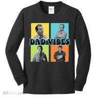 Dad Vibes 90s Dad Vibes Retro Funny Kids Long Sleeve Shirt thumb 0