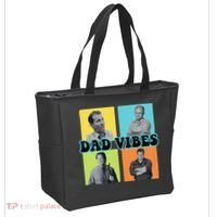 Dad Vibes 90s Dad Vibes Retro Funny Tote Bag thumb 2