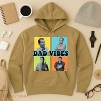 Dad Vibes 90s Dad Vibes Retro Funny Hoodie thumb 3