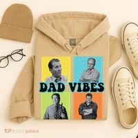 Dad Vibes 90s Dad Vibes Retro Funny Hoodie thumb 4