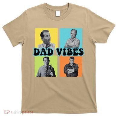 Dad Vibes 90s Dad Vibes Retro Funny T-Shirt