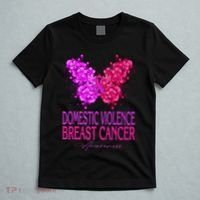 Domestic Violence And Breast Cancer Awareness Month T-Shirt thumb 5