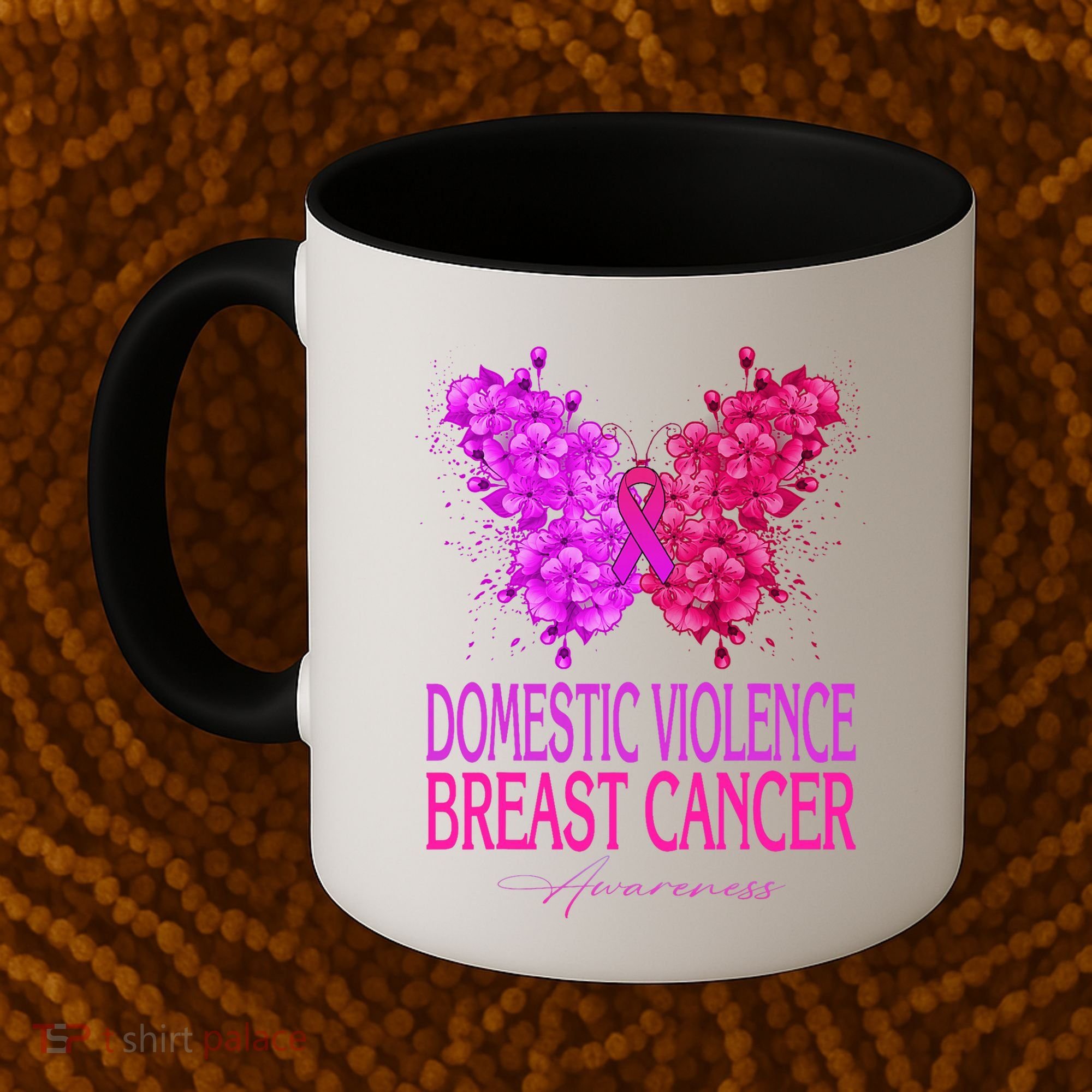 Domestic Violence And Breast Cancer Awareness Month Coffee Mug