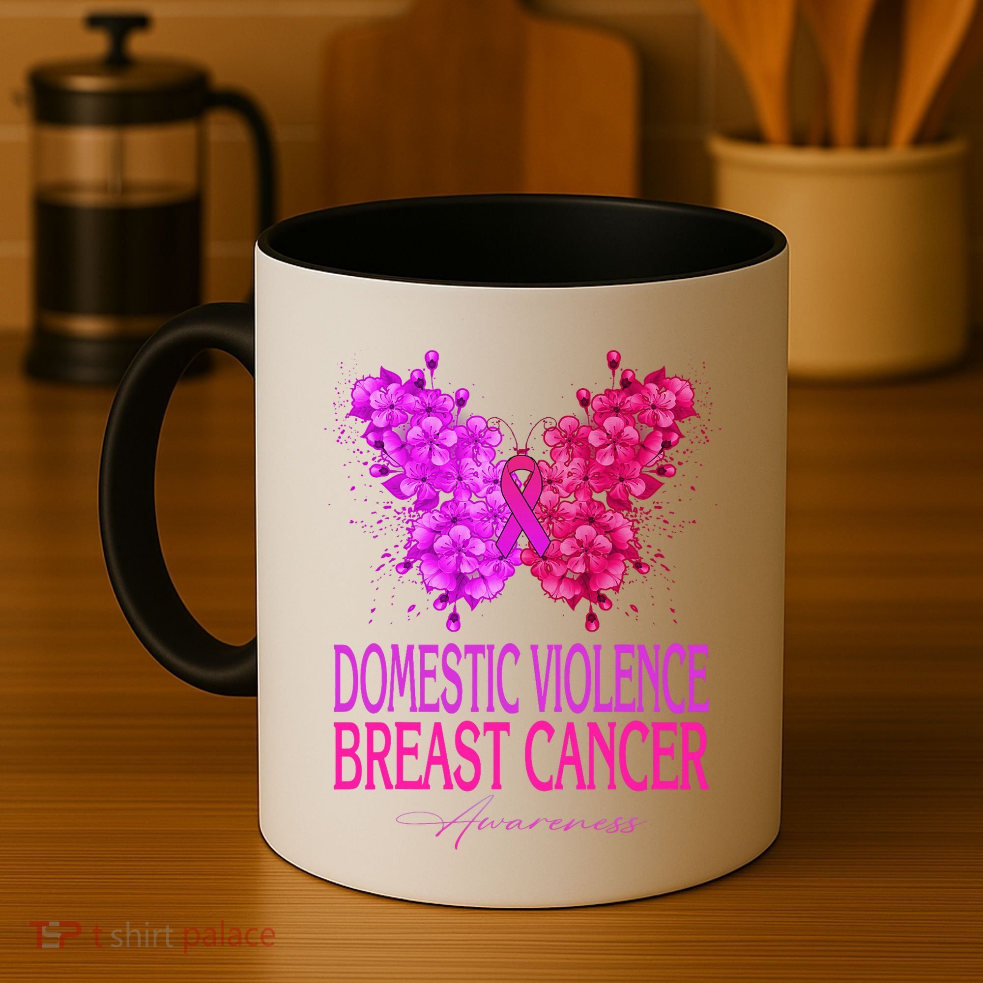 Domestic Violence And Breast Cancer Awareness Month Coffee Mug
