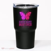 Domestic Violence And Breast Cancer Awareness Month Tumbler thumb 0