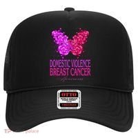 Domestic Violence And Breast Cancer Awareness Month Hat thumb 0