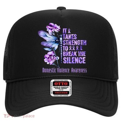 Domestic Violence Awareness It Takes Strength Break Silence Hat