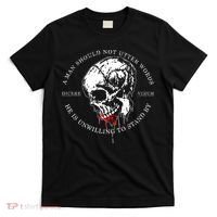 Dicere Verum A Man Should Not Utter Words He Is Unwilling To Stand T-Shirt thumb 0
