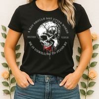 Dicere Verum A Man Should Not Utter Words He Is Unwilling To Stand Women's T-Shirt thumb 2