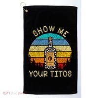 Drinking Vodka Alcohol Lover Show Me Your Golf Towel thumb 0