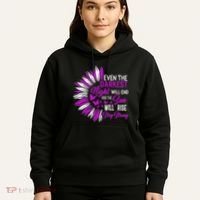 Domestic Violence Awareness Month Sunflower Warrior Support Hoodie thumb 5