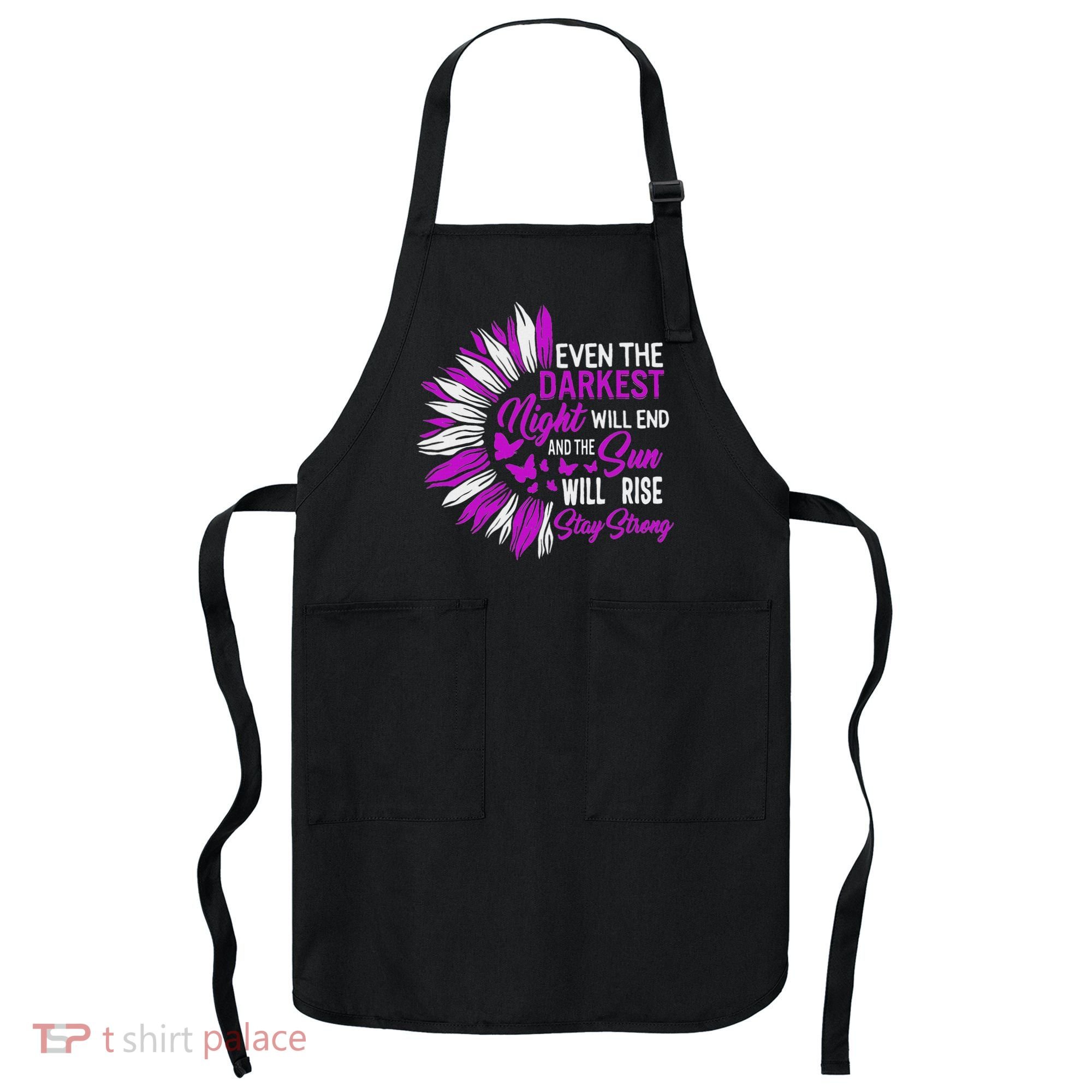 Domestic Violence Awareness Month Sunflower Warrior Support Apron