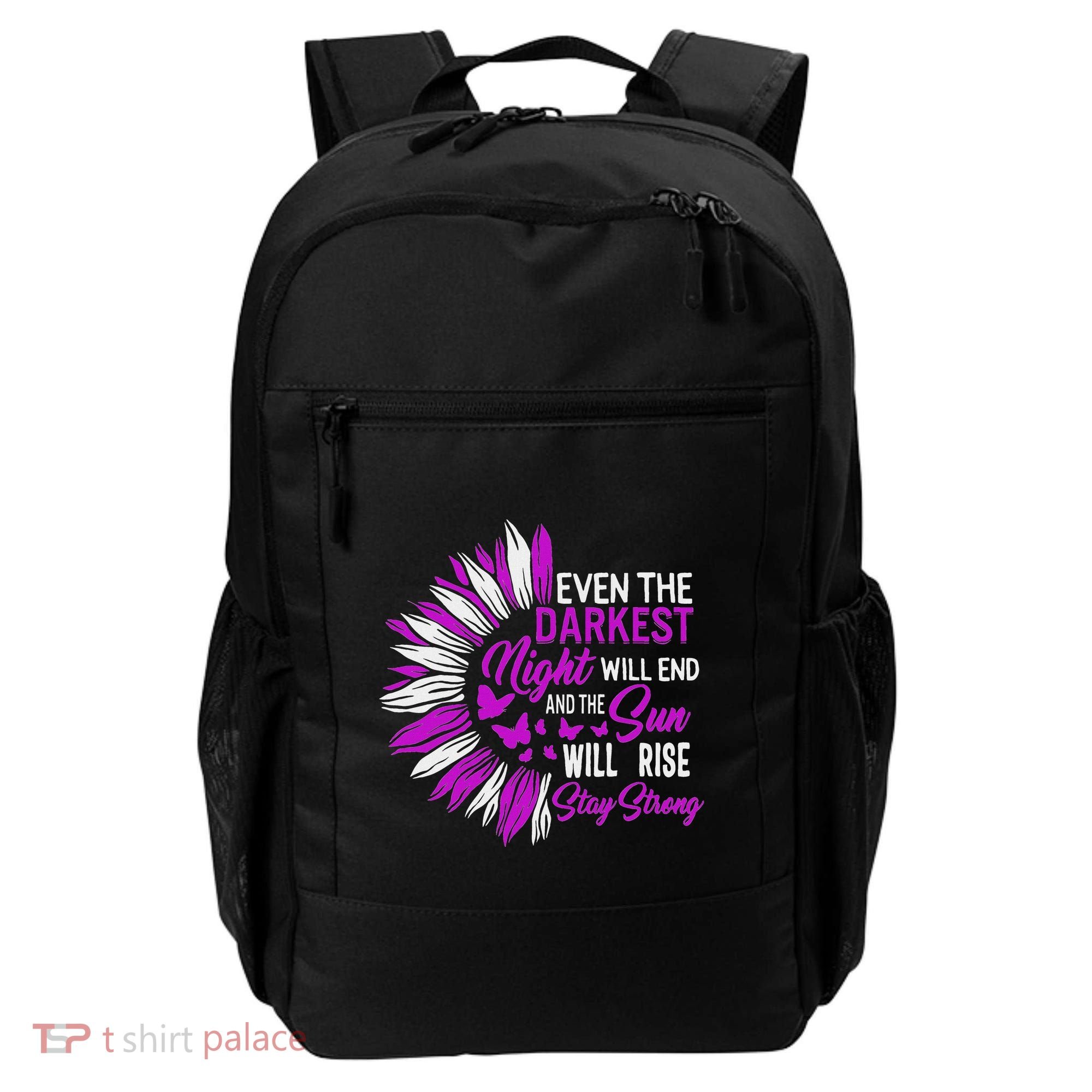 Domestic Violence Awareness Month Sunflower Warrior Support Backpack