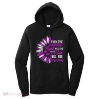 Domestic Violence Awareness Month Sunflower Warrior Support Women's Hoodie thumb 0