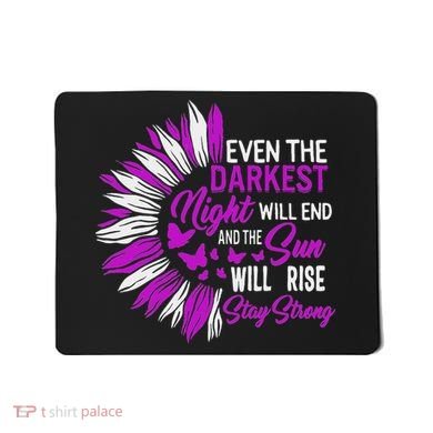 Domestic Violence Awareness Month Sunflower Warrior Support Mousepad