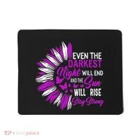 Domestic Violence Awareness Month Sunflower Warrior Support Mousepad thumb 0