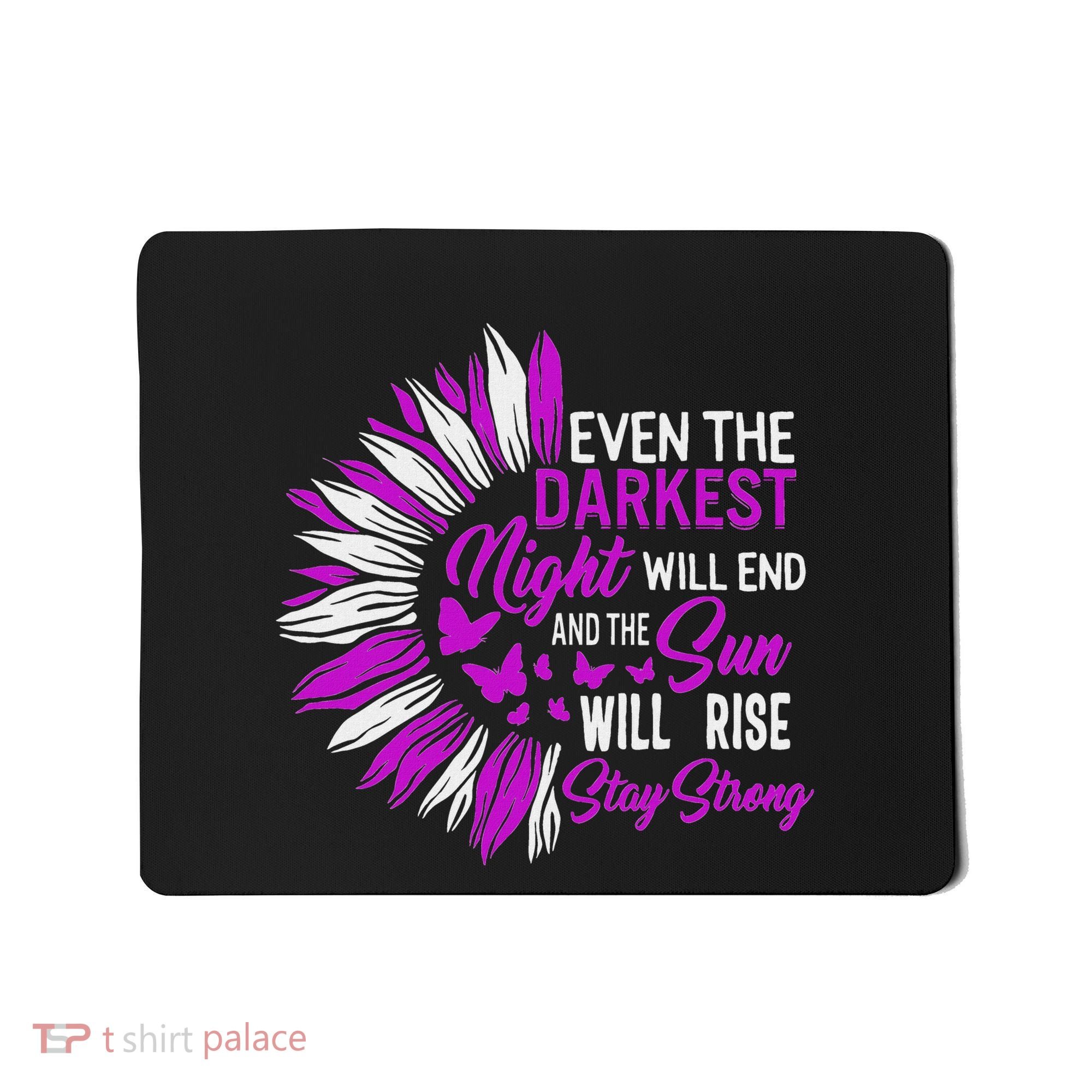 Domestic Violence Awareness Month Sunflower Warrior Support Mousepad