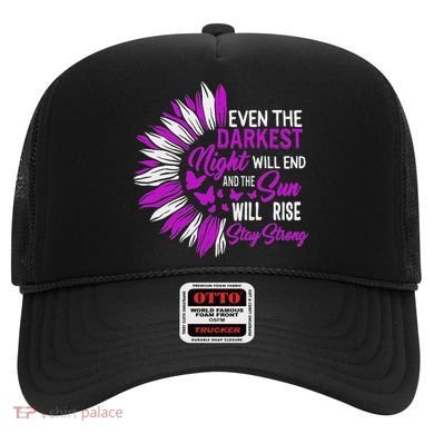 Domestic Violence Awareness Month Sunflower Warrior Support Hat