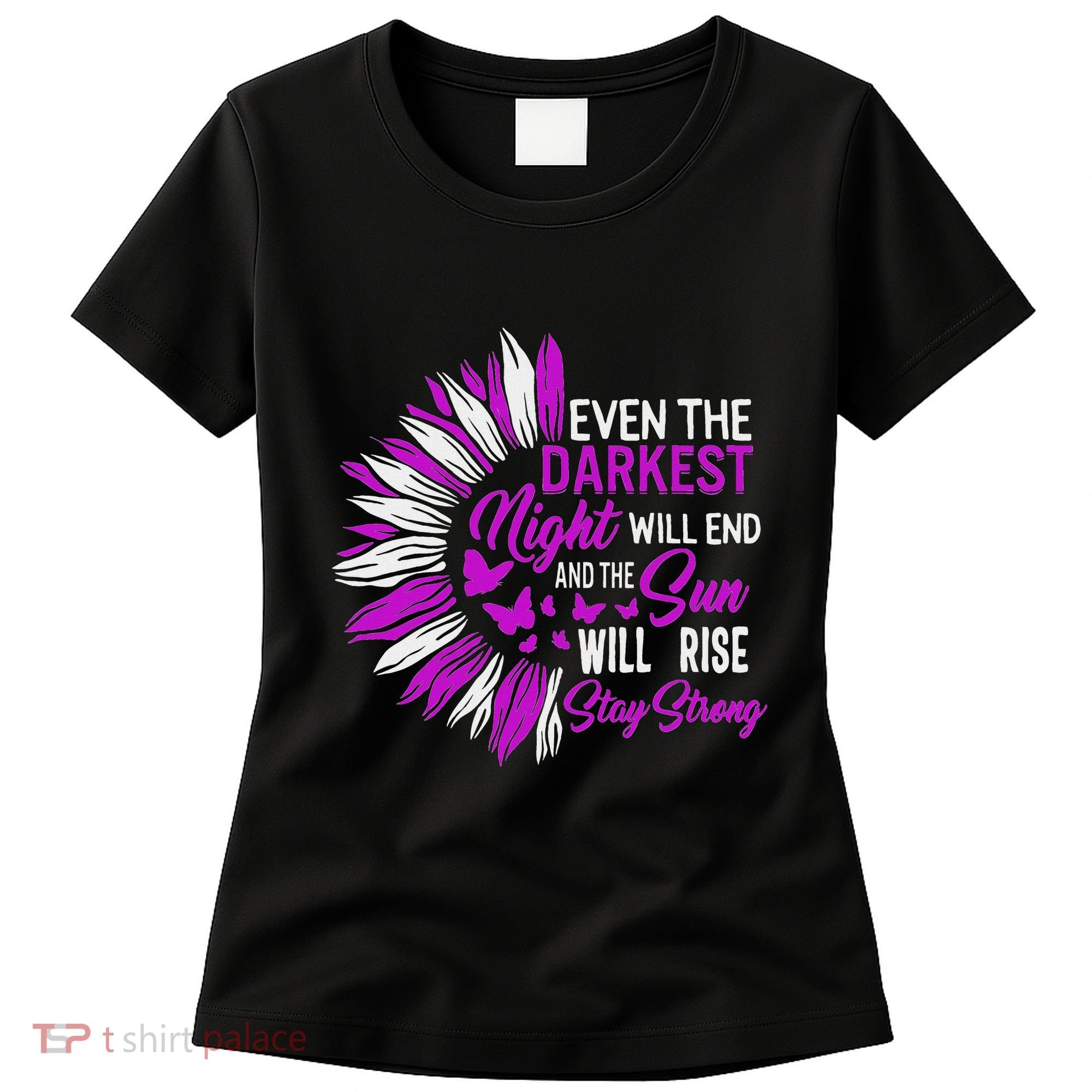 Domestic Violence Awareness Month Sunflower Warrior Support Women's T-Shirt
