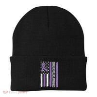 Domestic Violence Awareness Month Beanie thumb 0