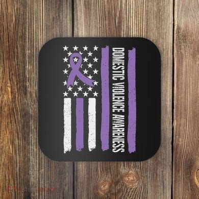 Domestic Violence Awareness Month Coaster