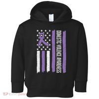 Domestic Violence Awareness Month Toddler Hoodie thumb 0