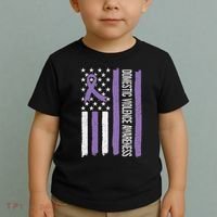 Domestic Violence Awareness Month Toddler T-Shirt thumb 2