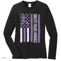 Domestic Violence Awareness Month Women's Long Sleeve Shirt thumb 0