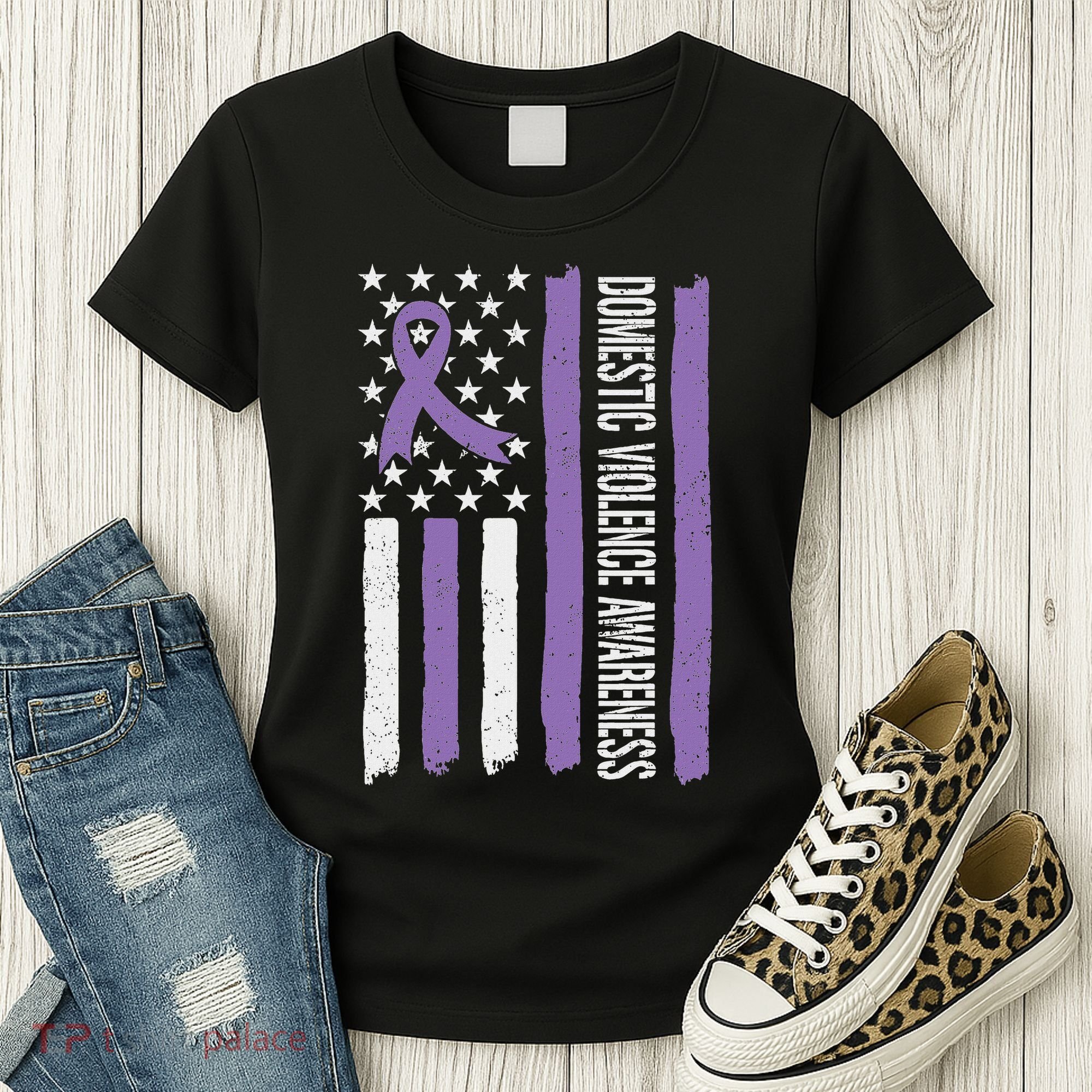 Domestic Violence Awareness Month Women's T-Shirt